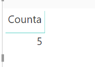 Power BI counta function in dax