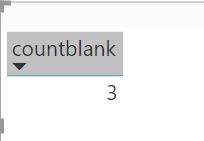 Power BI Countblank