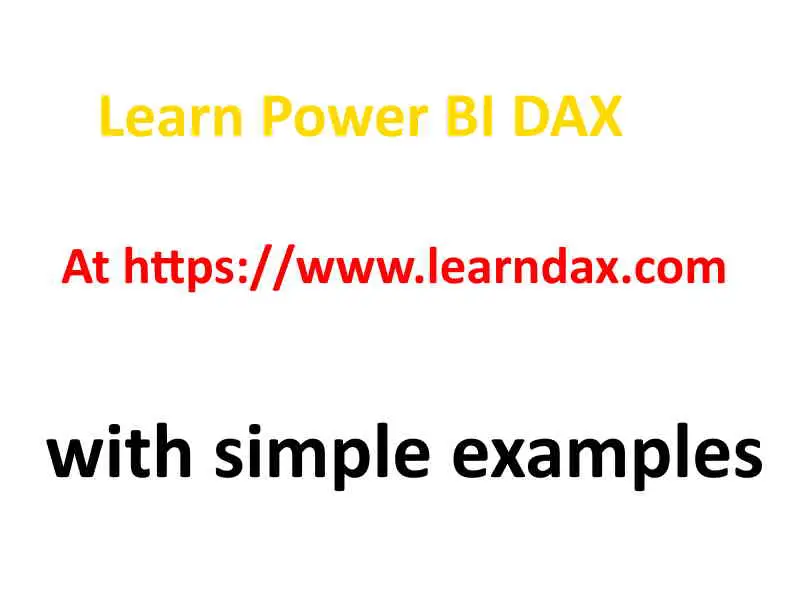 learn dax