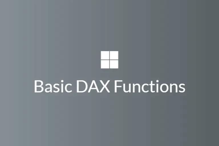 3 Useful Beginner Level DAX Functions