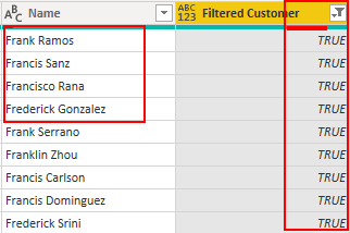 Filtered customer in Power BI
