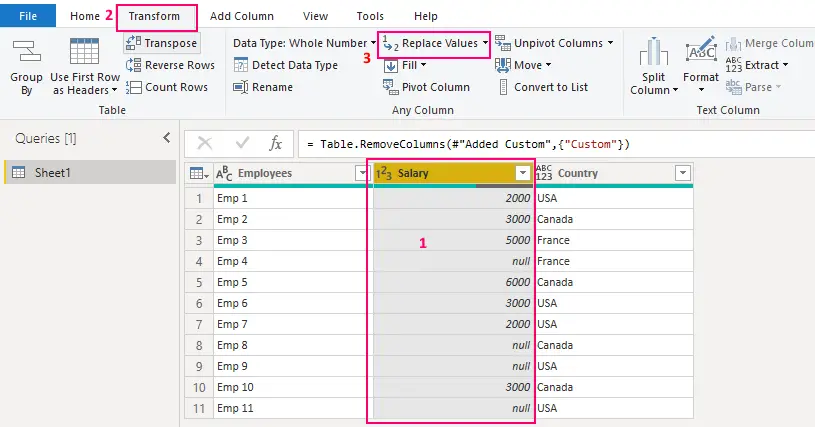 table.replacevalue power query