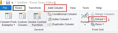 extract data power query