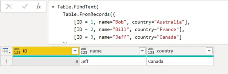 What is Table.FindText in Power Query and How Do We Use It?