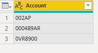 Accounts dataset